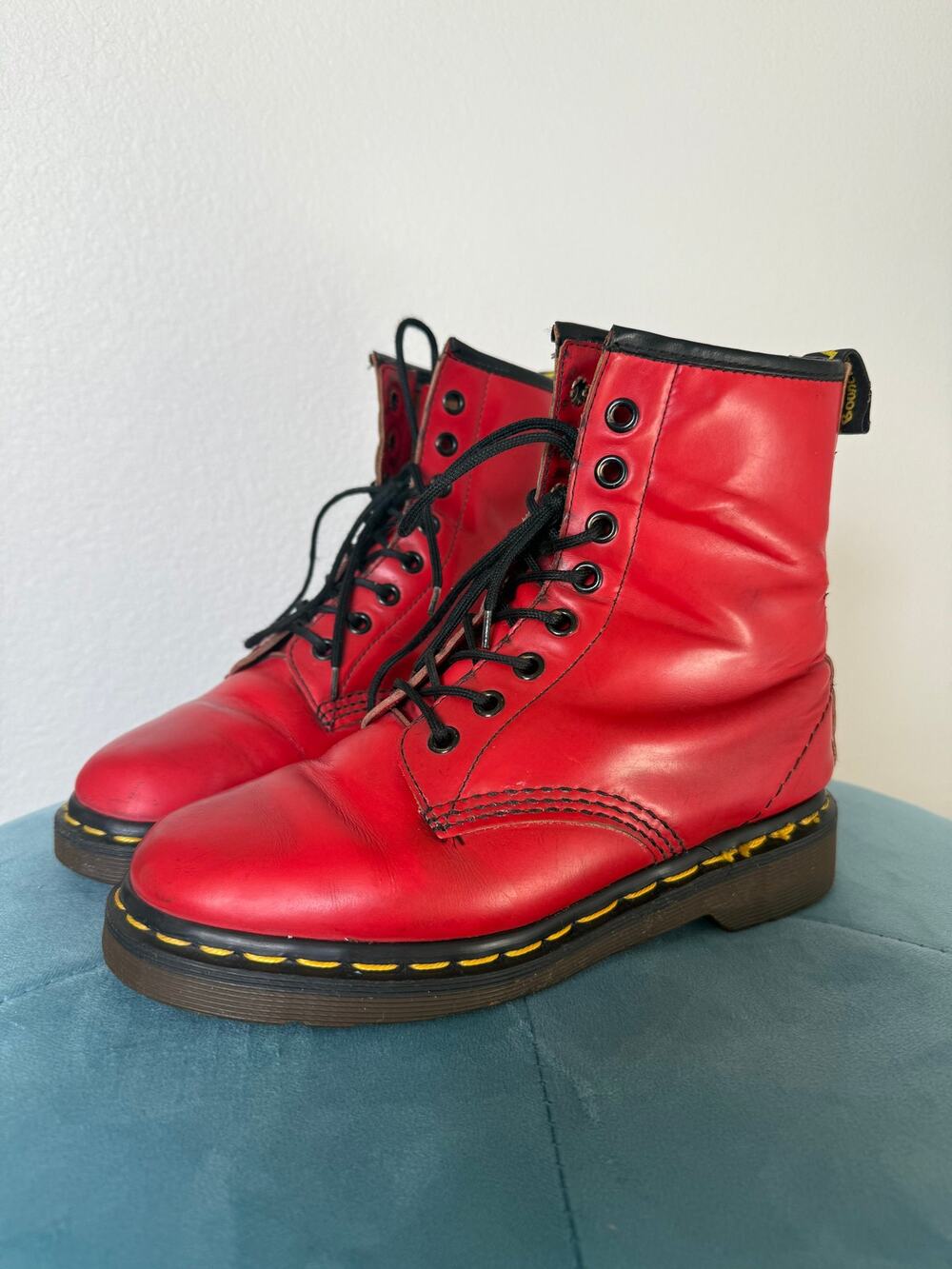 Vintage Red 1460 Made in England US 5